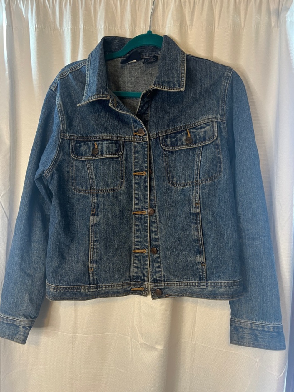 Bill Blass Vintage Women's Classic Denim Jean Jacket - Blue size Medium